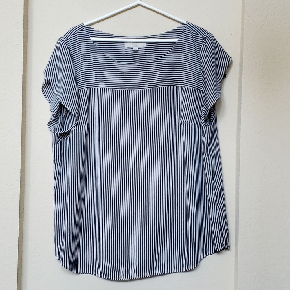 Loft Plus Size Striped Top
